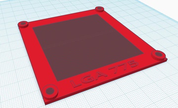 lga775 protezione presa 775 3d stampa modello in ingegneria 3dexport bolt on 3d print model - Mito3D