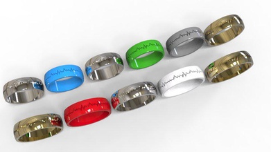 vida anel 3d impressão modelo in argolas 3dexport joalheria acessórios joyas3d imprimir anillos argolla 3d print model - Mito3D
