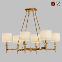 light-14 lighting chandelier luxury gold metal 3d print model - Mito3D