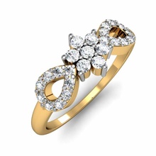 light weight ladies ring 012 jewel jewellery jewelry gold silver printable diamond engagement wedding gem marriage jewells cnc women lady love platinum valentine 3d print model - Mito3D