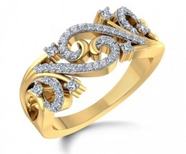 ışık ağırlık Hanımlar yüzük 018 mücevher takı altın gümüş yazdırılabilir elmas nişan düğün evlilik mücevherler cnc KADIN Hanım Aşk platin sevgili 3d print model - Mito3D