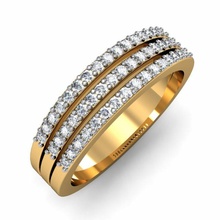 luz peso senhoras anel 022 jóia jóias joalheria ouro prata imprimível diamante noivado Casamento gema casamento joias cnc mulheres senhora amar platina namorados 3d print model - Mito3D