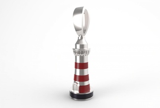 lighthouse pendant free pendants stl 3d print model - Mito3D