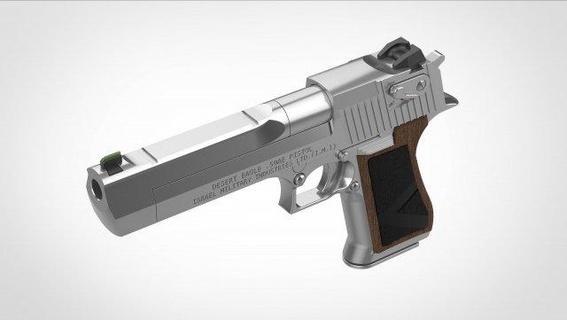 lightning hawk game resident evil 2 2019 remake pistol desert eagle mark9 replica cosplay print printable toy hobby props weapons handgun 3d print model - Mito3D