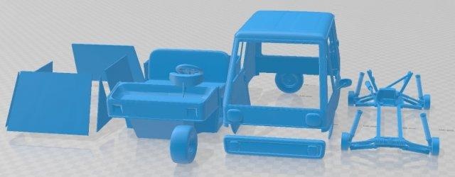 ligier js8 1982 imprimible coche vehiculo automotor espacio scalextric Tamiya rc miniz pasatiempo micro 3d print model - Mito3D