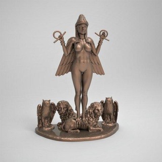Lilith diosa estatua escultura Lilith diosa estatua 3d impresión modelo 3d print model - Mito3D