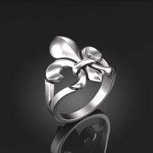 lily ring 3d print model jewelry diamond present wedding glisten silver gold printable rings jewellery engagement jewel shining decoration precious 3d print model - Mito3D