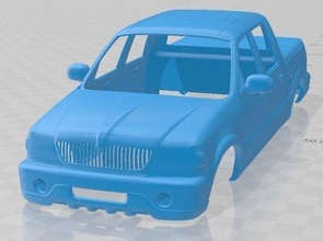 lincoln blackwood 2001 printable body car slot scalextric tamiya rc miniz hobby micro 3d print model - Mito3D