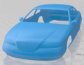 lincoln mark 1998 printable body car slot scalextric tamiya rc miniz hobby micro 3d print model - Mito3D