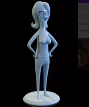 linda arrotar 3d impressão modelo in escultura 3dexport personagem gênero sexual humano estatuilla hamburger hambúrgueres bobs sair la 3d print model - Mito3D