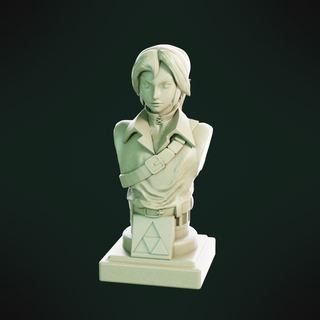 link - zelda ocarina time figurines nintendo nintendo64 game video-game bust figurine 3d print model - Mito3D