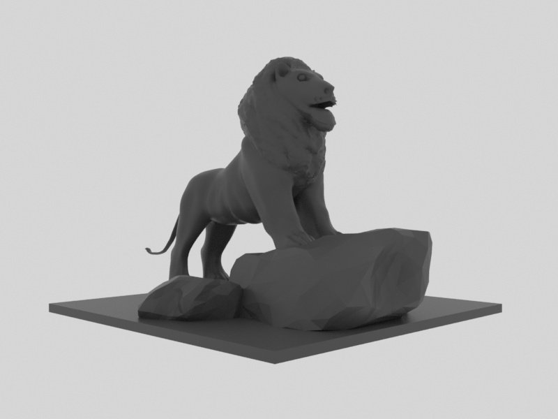 leão animal selvagem animais selvagens natureza Leo 3dprinter 3dprinted 3dprinting 3dprint 3D print model - Mito3D