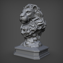león 3d impresión modelo in animales 3dexport rey leon disney animal lannister gameoftrhones rugido escucha felino selva ajedrez pieza 3d print model - Mito3D