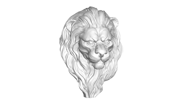 lion 3d 3D print model - Mito3D