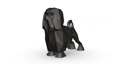 aslan bichon 3d yazdır model in hayvanlar 3dexport sanat hediye düşük poli 3dprint hayvan dekor heykelcik iç tasarım minyatürler heykel oyuncak karikatür kağıt işi japon katlama sanatı köpek 3d print model - Mito3D