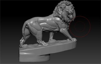 lion figurine hood car 3d xanimal-statue xcar xhood xlion xlogo xminiatures xmodel xof xprinting xstatue xtransport xvehicles 3d print model - Mito3D