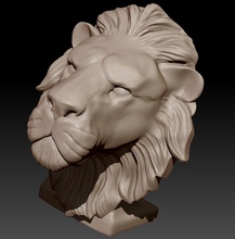 león gratis la impresión 3d 3dprint animal de regalo tienda regalos 3d print model - Mito3D