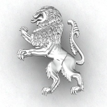 lion heraldic 3d print model in 3dexport jewelry printable pendant gold beast wild silver stl 3ds obj 3d print model - Mito3D