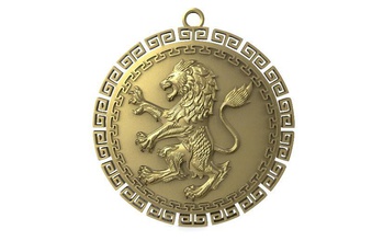Lion pendentif 4 animal félin bijoux bijou mode 3d print model - Mito3D