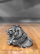 leone squillare 3d stampa modello in anelli 3dexport oro argento gioielleria stl file 3dm 3d print model - Mito3D
