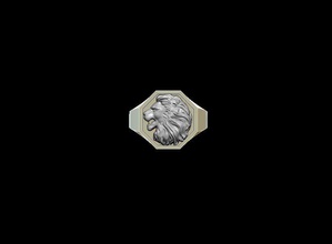lion ring 3d print model in rings 3dexport puma africa wild tiger predator king pantera pantere jewelry silver bengal shave lioness cat animal panthera fur luxury 3d print model - Mito3D