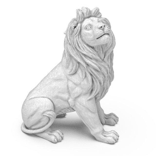 lion statue 3d print figurines animal printable animals cat sculpture mammal wild zoo art gold jewelry africa lioness ring feline nature miniatures 3d print model - Mito3D