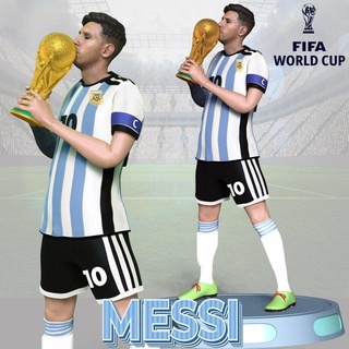 lionel messi 3d impression modèle in figurines 3dexport leo champion fifa wordcup troply football dubai argentine 2022 3d print model - Mito3D