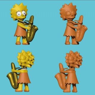 lisa Simpson criança 3d print model - Mito3D