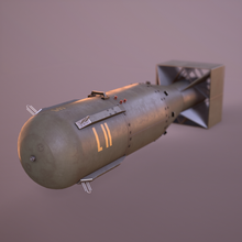 küçük çoçuk atomik bomba 3d model in insansız 3dexport askeri savaş teknoloji atom patlayıcı hiroşima ww2 i̇kinci dünya savaşı amerika birleşik devletleri japonya us kitle yıkım pbr oyun manhattan 3d print model - Mito3D