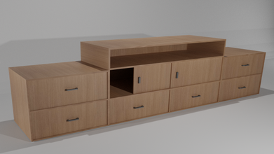 living room rack free prateleira liquidificador moblia 3d print model - Mito3D