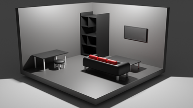 vivo habitación 3d print model - Mito3D