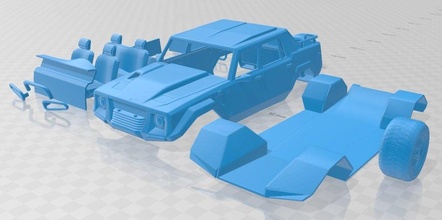lm002 recoger 1986 imprimible coche vehiculo 3d impresión modelo in automotor 3dexport espacio scalextric tamiya rc miniz pasatiempo micro tractor 3d print model - Mito3D