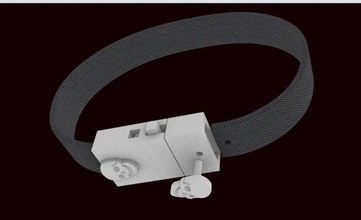 bloquear etc 2 pulsera plastico extrusora cráneo mariposa móvil 3d print model - Mito3D