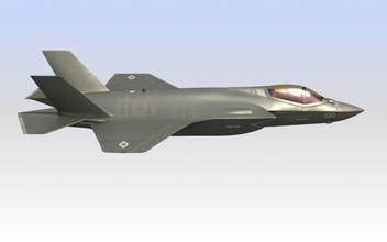 lockheed f-35 aircraft military fighter 3d print model - Mito3D