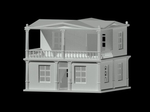 lodge puppet house game miniature children 3d print model - Mito3D