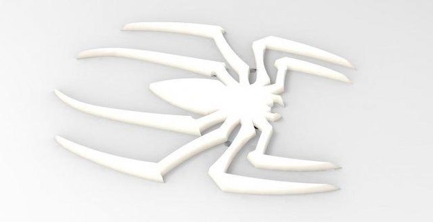 logo spider signs logos sign art download 3dexport stl 3d 3dprint printable 3dmodel 3d print model - Mito3D