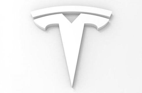 logotipo Tesla sinais logotipos placa carro arte baixar 3dexport stl 3d 3dprint imprimível 3dmodel 3d print model - Mito3D