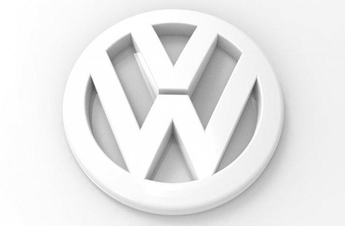 logotipo Volkswagen sinais logotipos placa carro arte baixar 3dexport stl 3d 3dprint imprimível 3dmodel 3d print model - Mito3D