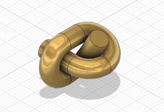 loop sculpture knot architecture 3D print model - Mito3D