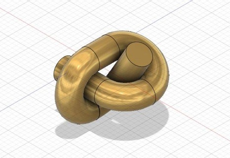 loop  sculpture loop knot architecture  3d print model - Mito3D