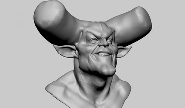 senhor trevas v2 o personagem personagens criaturas monstros zbrush ztl obj de referência a cabeça anatomia rosto realista estilizado lordofdarkness 3dprint printable 3d print model - Mito3D