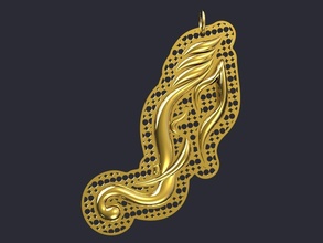 lord ganesh pendant 3d print model in pendants 3dexport 3d print model - Mito3D