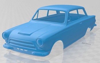 loto cortina 1963 imprimible cuerpo coche vehiculo 3d impresión modelo in automotor 3dexport 1 32 24 espacio scalextric tamiya rc 3d print model - Mito3D
