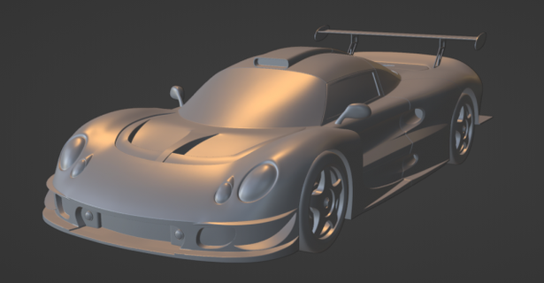 lotus élise gt1 2023 jouets voiture stl 3d impression 3d print model - Mito3D
