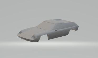 lótus europa 3d impressão modelo in veículo 3dexport diecast fenda quente carro hotwheels 3d print model - Mito3D