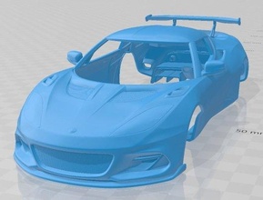 lotus evora gt 430 2018 yazdırılabilir vücut araba 3d yazdır model in otomotiv 3dexport yuva ölçülü tamiya rc miniz hobi mikro 3d print model - Mito3D