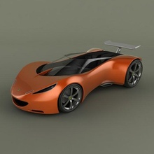 lotus chaud roues concept libre 3d modèle in 3dexport voiture 2012 roue 3d print model - Mito3D