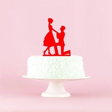 l'amour gâteau topper 3d print model - Mito3D