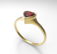 love ring 3d print model - Mito3D