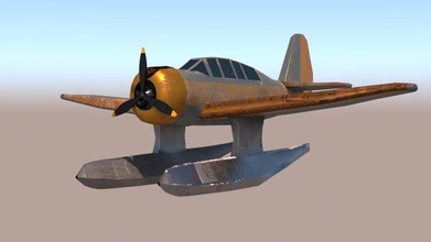 low-poly pbr northrop n-3pb seaplane 3d model in old 3dexport aircraft beaver dehavilland plane radial engine pontoon flying vehicle realtime game photorealistic 3dmodel northropn 3pb lowpoly travel airplane 3d print model - Mito3D